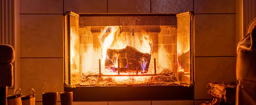 Mendota Hearth Landscape Fireplace Installation in Tiffin, Ohio